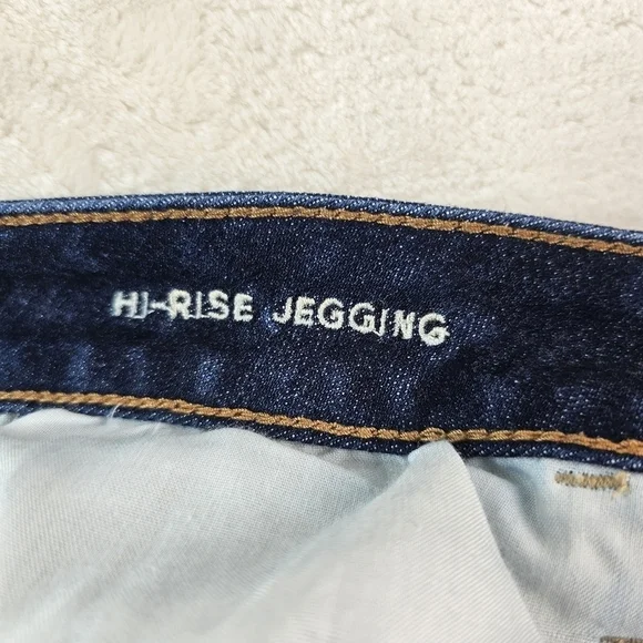 American Eagle Hi Rise Jegging Women’s 6 Regular Dark Wash Stretch Denim Jeans - Picture 7 of 11